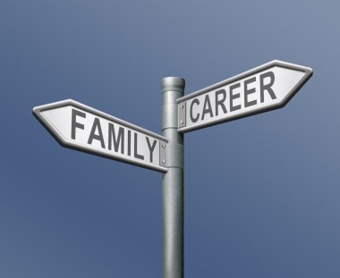 Family career job or private dilemma clipart