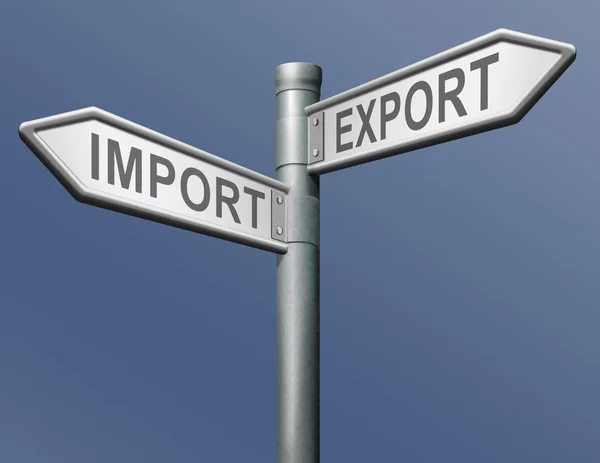Trasporto merci all'esportazione all'importazione — Foto Stock