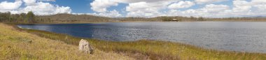 Wetlands billabong Australian swamp clipart