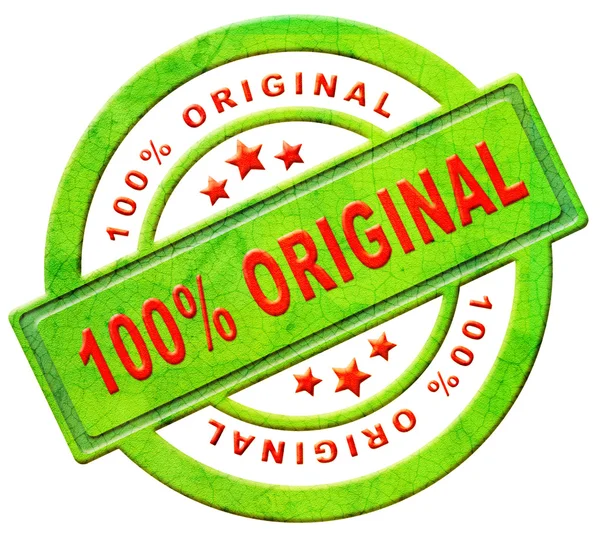 100% original — Fotografia de Stock