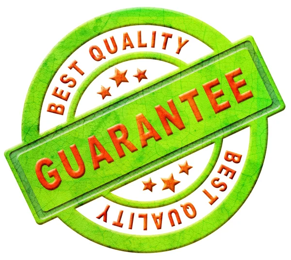 Garantia melhor qualidade — Fotografia de Stock