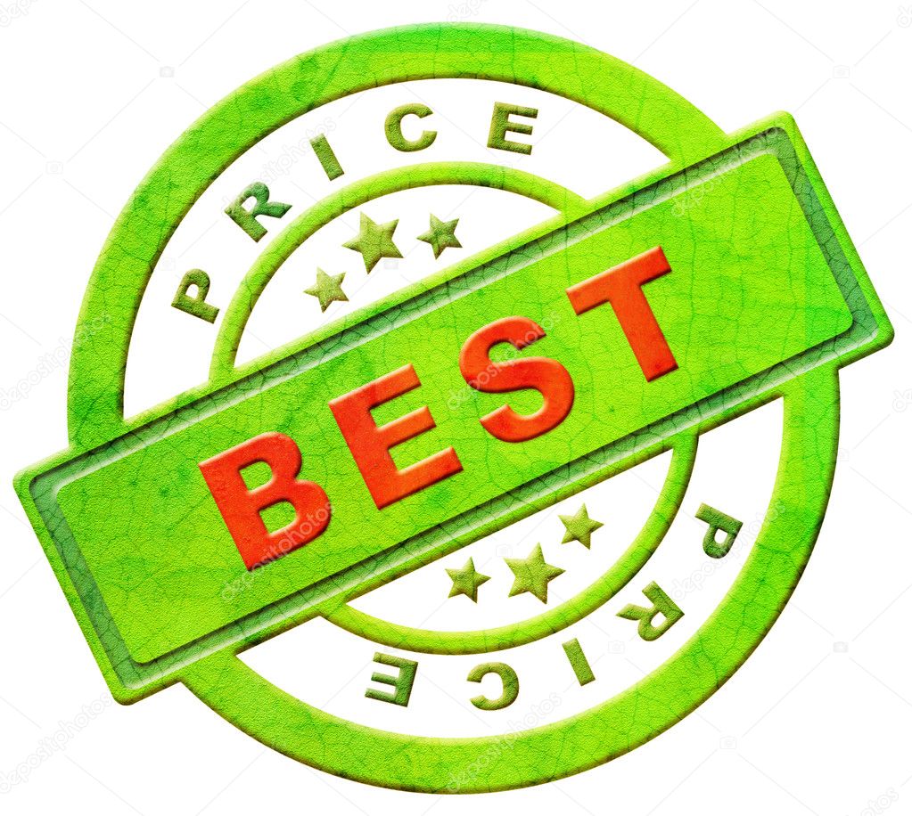 Best Price Label Or Stamp — Stock Photo © Kikkerdirk #8825677