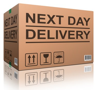 Next day delivery clipart