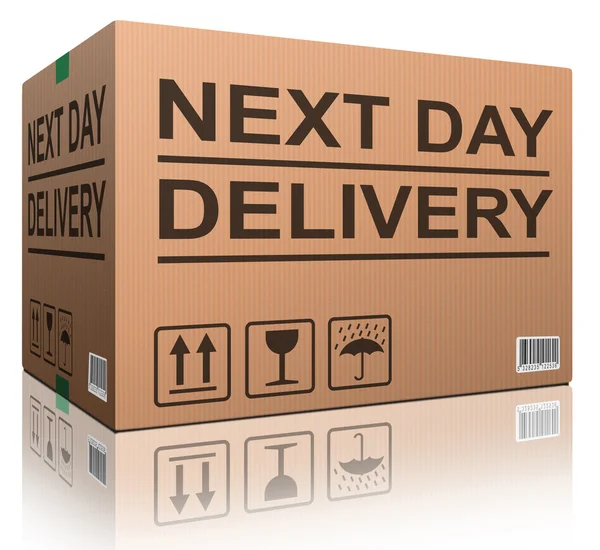 Next day delivery — Stock Photo, Image