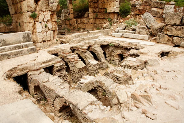 Ruins of ancient public baths. — Stock Photo, Image