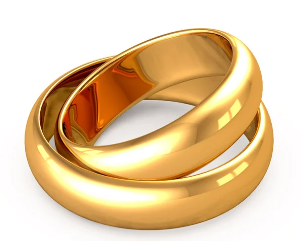 Gold rings — Stock Photo, Image