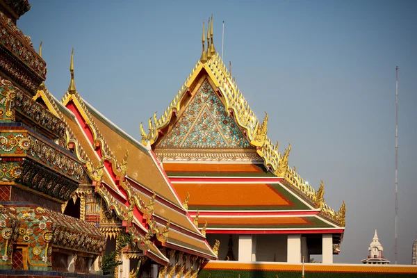 Gli elementi del tempio di Wat Pho a Bangkok — Foto Stock