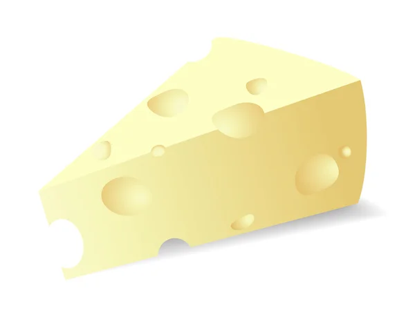 Teta de queso vectorial — Vector de stock