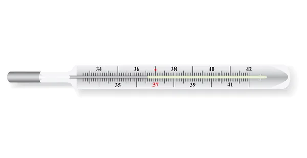 Векторная иллюстрация термометра — стоковый вектор