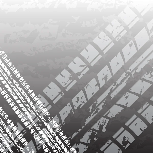 Pista de neumático negro — Archivo Imágenes Vectoriales