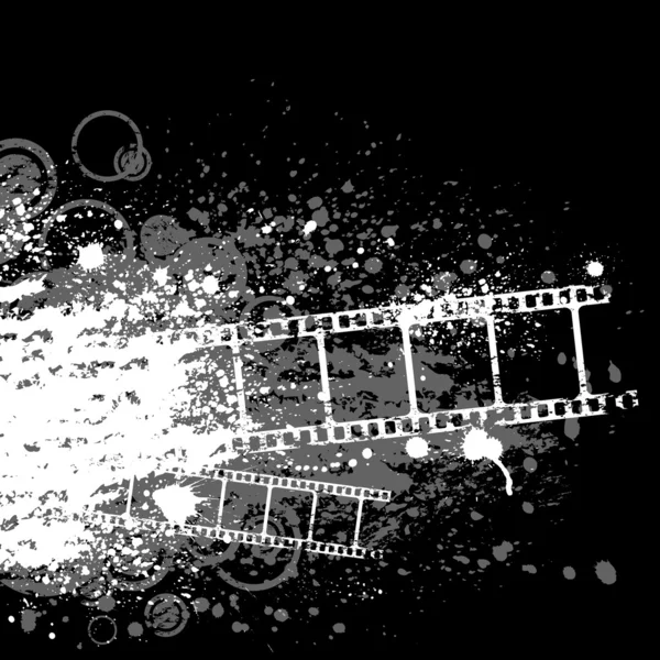 Film Grunge blanc — Image vectorielle