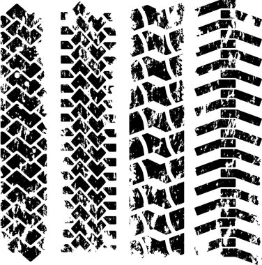 Tire tracks clipart