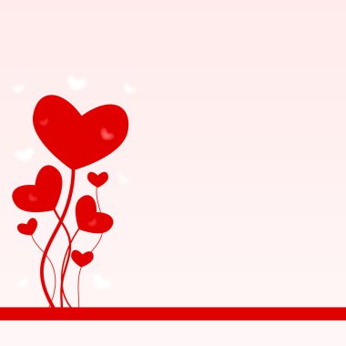 Hearts background clipart