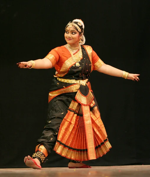 Taniec Bharatanatyam — Zdjęcie stockowe