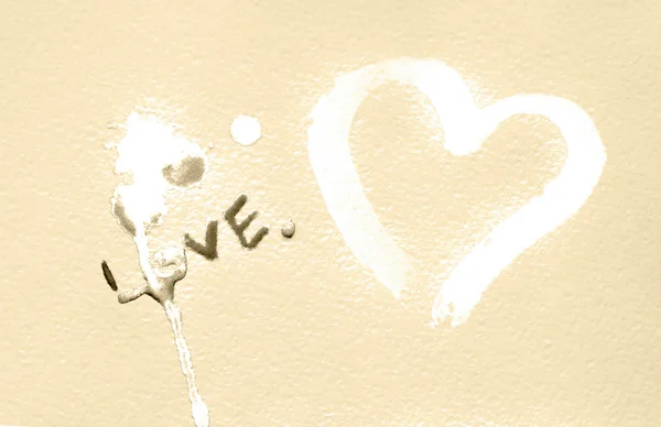 Akvarell handmålade bakgrund med hjärta. — Stockfoto
