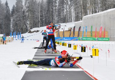 Biatlon sochi 10 Şubat 2012 yılında Rusya Kupası.