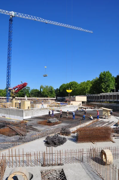 Construction of International Olympic University in Sochi city center — Stock Photo, Image