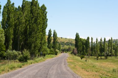 dağ yolu. Kazakistan. mashat