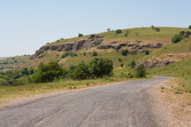 dağ yolu. Kazakistan. mashat