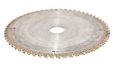 Circular saw isolated over a white background . focus on the low clipart