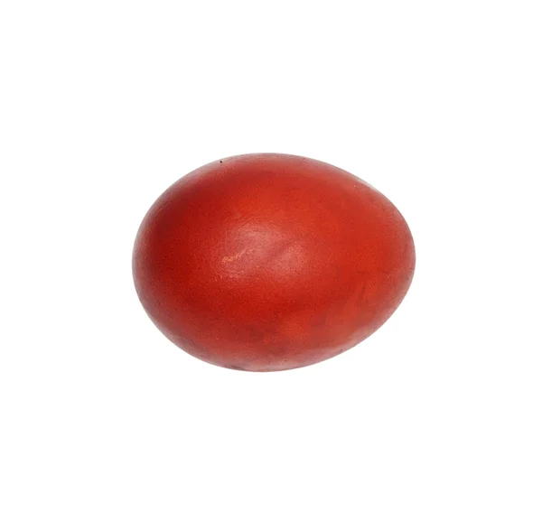 Ovo de Páscoa em um fundo branco — Fotografia de Stock