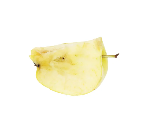 Πυρήνα μήλο σε λευκό φόντο — Φωτογραφία Αρχείου