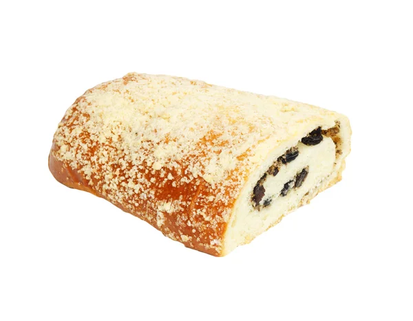 Strudel met rozijnen — Stockfoto