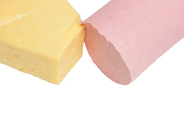 소시지와 치즈 — 스톡 사진