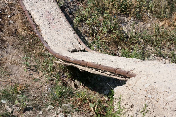 Старый бетонный мост — стоковое фото