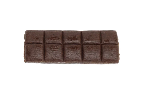Barra de chocolate hematógeno isolado em branco — Fotografia de Stock