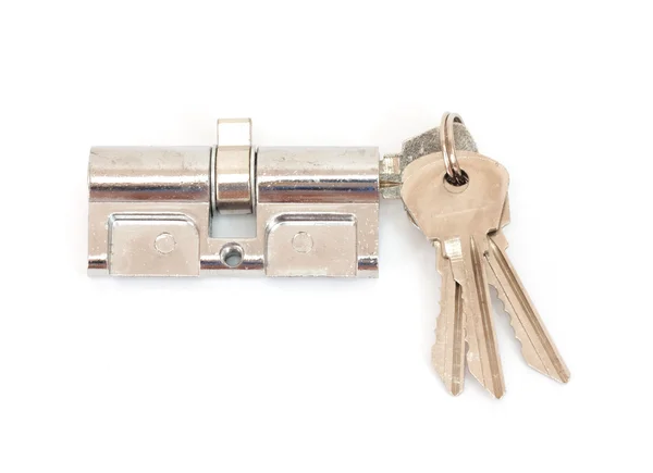 Κλειδαριά και κλειδί — Φωτογραφία Αρχείου