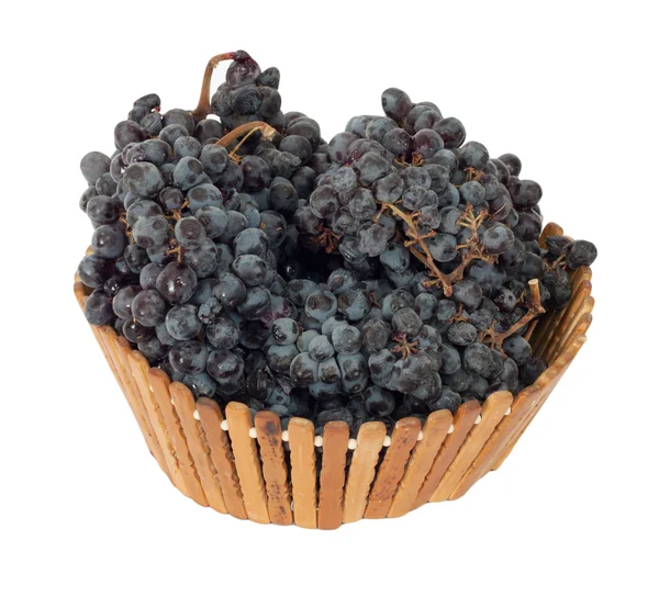 Druiven in een mand — Stockfoto