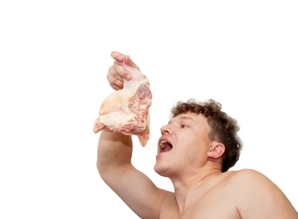 Con jamón de pollo —  Fotos de Stock