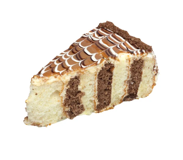 Cake with cream web — Stock Photo, Image