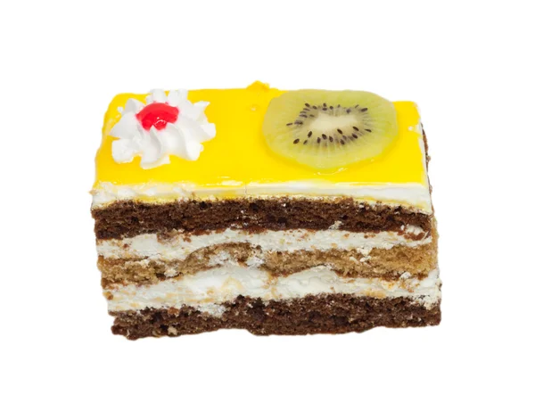 Orange tårta med kiwi — Stock fotografie