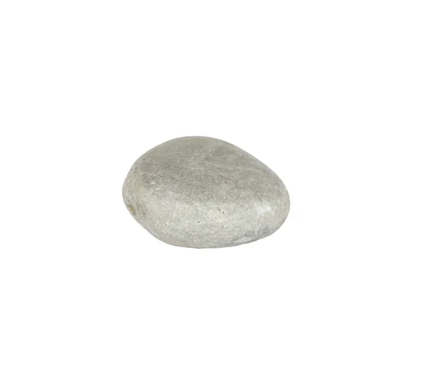 Kamień na białym tle biały ze ścieżką przycinającą. — Zdjęcie stockowe