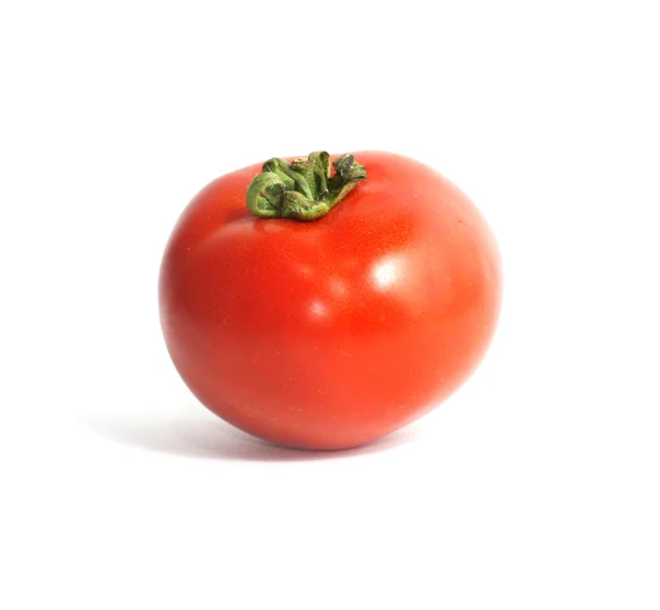 Um tomate isolado em branco — Fotografia de Stock