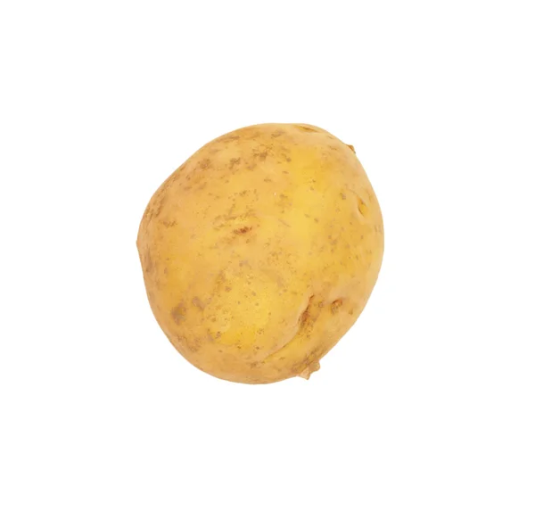 Patata aislada sobre fondo blanco de cerca — Foto de Stock