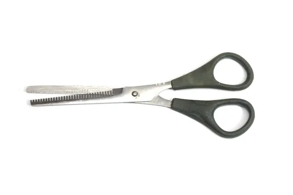 Ножиці для перукарень. Ізольовані над білим — стокове фото