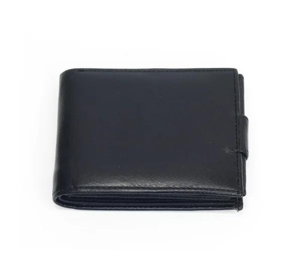Schwarze Handtasche auf weißem Hintergrund — Stockfoto
