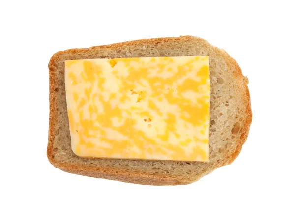 Juusto leivän kanssa — kuvapankkivalokuva