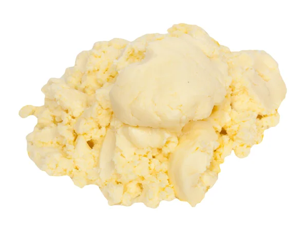 Масло изолировано на белом с обрезкой пути — стоковое фото