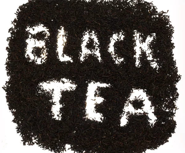 Zwarte thee — Stockfoto