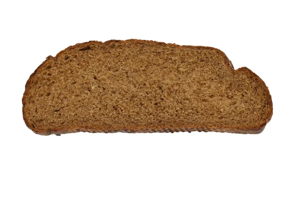 Roggebrood geïsoleerd op witte achtergrond — Stockfoto