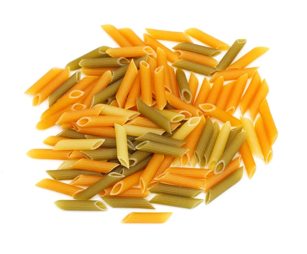 Gruppe af ubehandlede flerfarvede Fiori Pasta - Stock-foto
