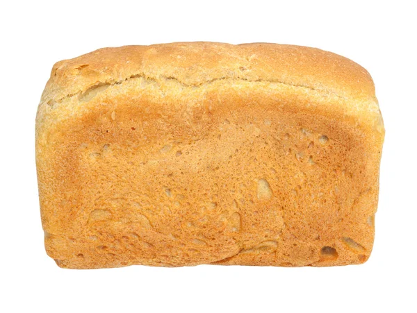 Świeży chleb pszenny. Izolacja na białym tle — Zdjęcie stockowe