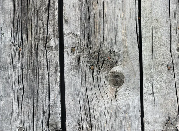 Nahaufnahme von grauen Zaunplatten aus Holz — Stockfoto