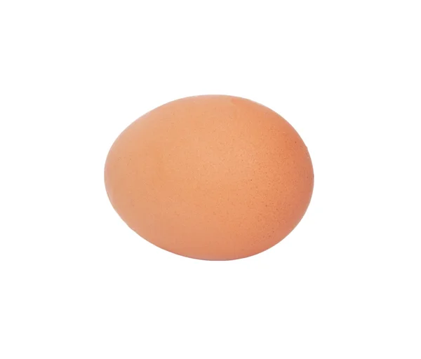 Ett ägg på vit bakgrund — Stockfoto