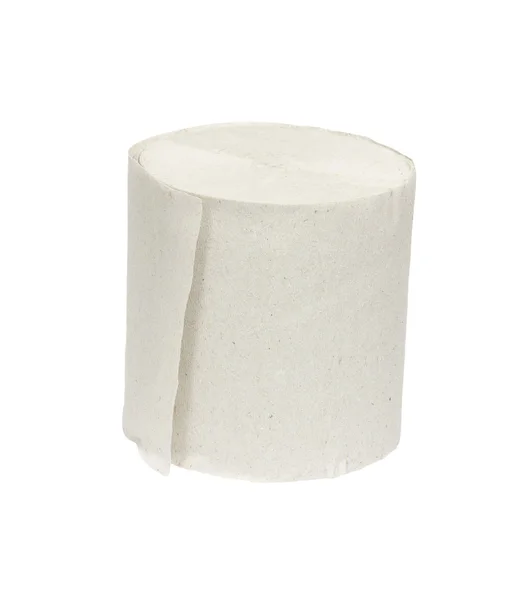 Toaletní papír izolovaných na bílém bg — Stock fotografie