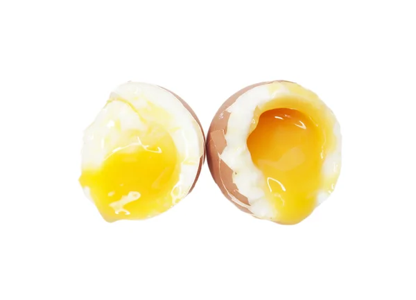 软煮的鸡蛋 — 图库照片